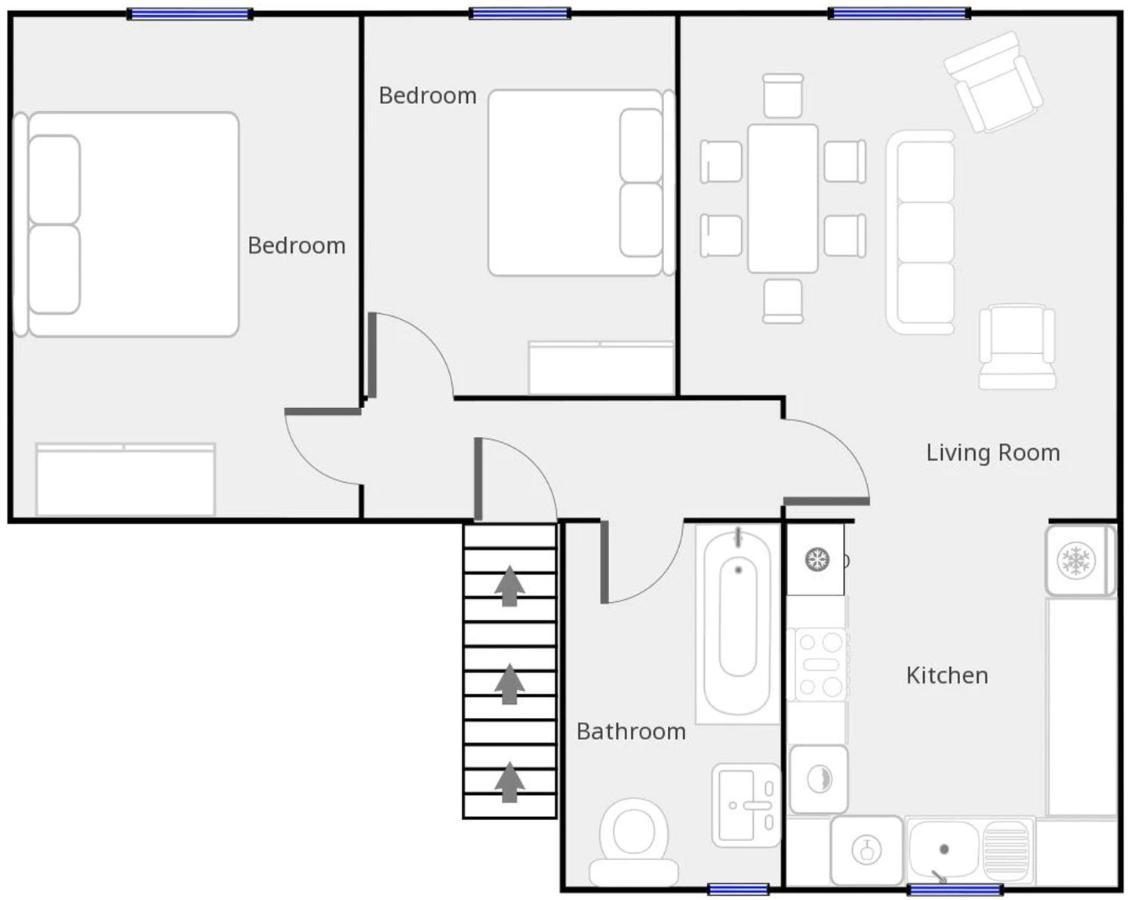 Appartamento The Old Smithy Loft Bath Esterno foto